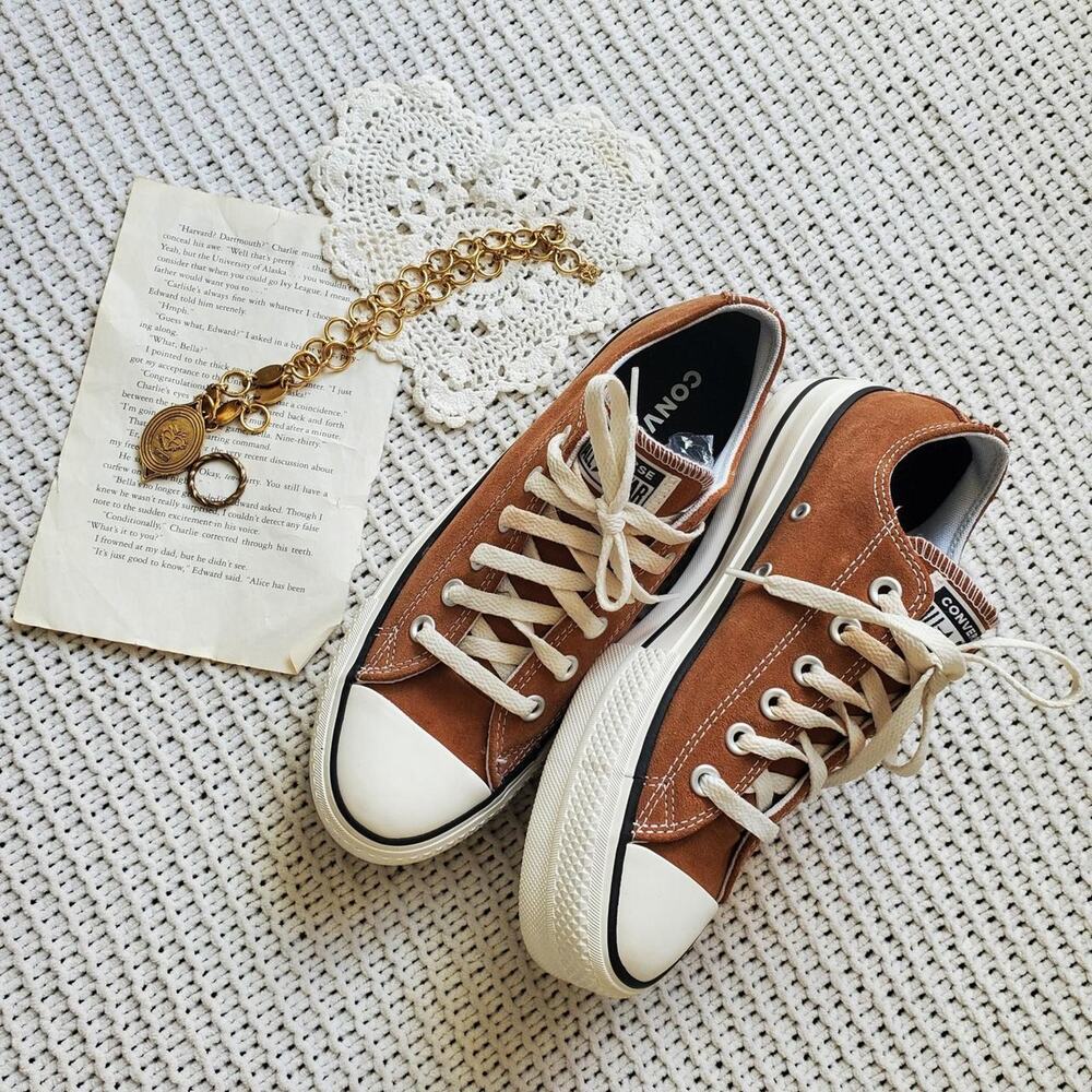 Converse platform leather Low Top Sneakers
